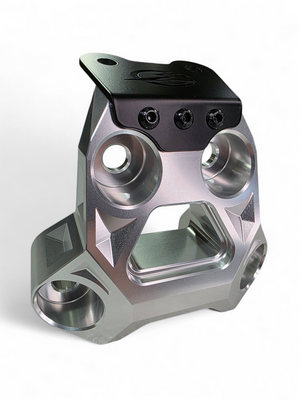 2024+ Can-Am Maverick R Billet Radius Rod Plate – Clear - Dunes 2 Dezert SXS
