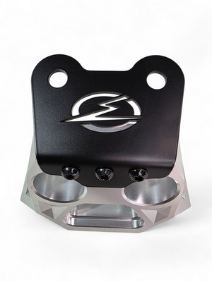 2024+ Can-Am Maverick R Billet Radius Rod Plate – Clear - Dunes 2 Dezert SXS