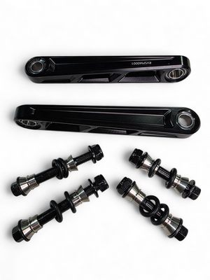 2024+ Can-Am Maverick R Front Sway Bar Links Black - Dunes 2 Dezert SXS