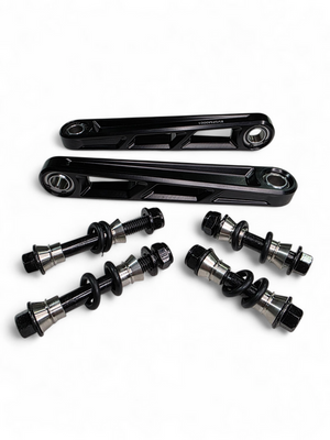2024+ Can-Am Maverick R Front Sway Bar Links Black - Dunes 2 Dezert SXS