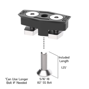 "The Stud" Solid Mount LinQ Tie Down Anchor System for Can Am - Dunes 2 Dezert SXS