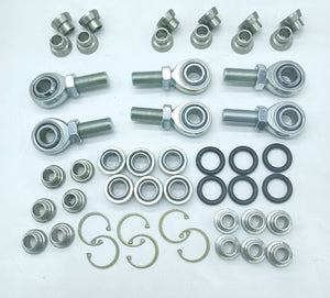 LM UTV Can-Am Maverick X3 Radius Rod Bearing Kit detail showing the laser-etched logo