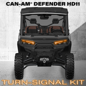 SWITCH Works plug-and-play turn signal kit for the 2026 Can-Am Defender HD11 street-legal LED kit