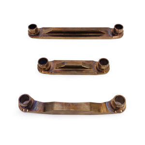 ZRP 5/8" radius rod dog bones for Can-Am X3 CNC machined from stainless steel to strengthen rear bulkhead and eliminate spacers