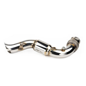 RPM 3" Turbo Back Exhaust with muffler for Can-Am X3 2017–2025, stainless, race-ready with dual O2 bungs and flex pipe