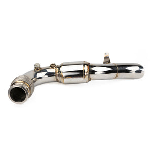 RPM 3" Turbo Back Exhaust with muffler for Can-Am X3 2017–2025, stainless, race-ready with dual O2 bungs and flex pipe