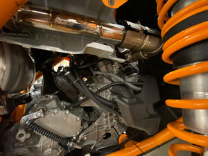 RPM Big Mouth 2.5" Cat Delete Pipe for Can-Am X3 Turbo R RR – High-Flow Mid Pipe Exhaust Upgrade