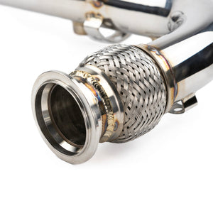 RPM Big Mouth 2.5" Cat Delete Pipe for Can-Am X3 Turbo R RR – High-Flow Mid Pipe Exhaust Upgrade