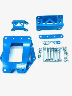 LM UTV Can-Am Maverick X3 Front Gusset Kit machined finish