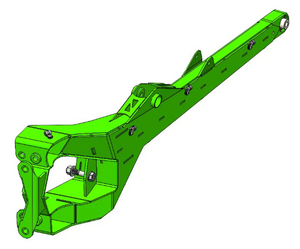 Polaris RZR Turbo R / Pro S Toe Link Delete Arms - Dunes 2 Dezert SXS