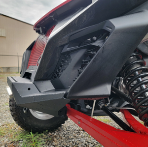 Can-Am Maverick R Stealth Bumper - 11 Gauge HSLA Steel - Dunes 2 Dezert SXS