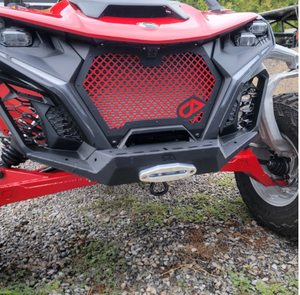 Can-Am Maverick R Stealth Bumper - 11 Gauge HSLA Steel - Dunes 2 Dezert SXS