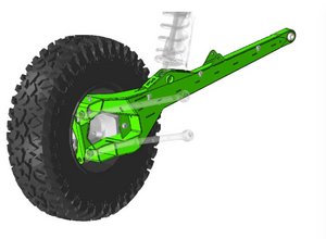 Polaris RZR Turbo R / Pro S Toe Link Delete Arms - Dunes 2 Dezert SXS
