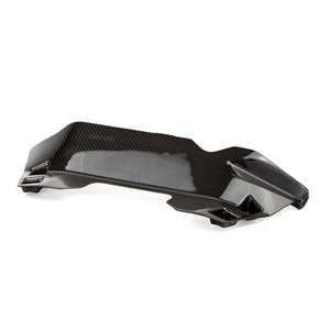 Carbon fiber RPM heat deflector for Polaris Pro R and Turbo R, mounted behind the radiator to reduce cab temperatures effectively.
