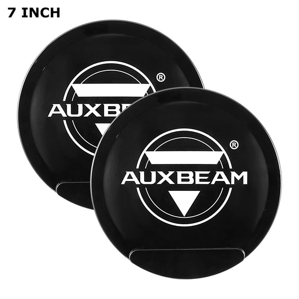 (2pcs/set) 7 Inch/ 9 Inch Round LED Driving Light Black Cover Light Shield Cover - Dunes 2 Dezert SXS