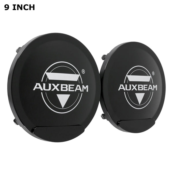 (2pcs/set) 7 Inch/ 9 Inch Round LED Driving Light Black Cover Light Shield Cover - Dunes 2 Dezert SXS