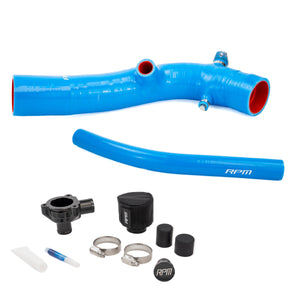 Blue RPM Z10 charge tube with OEM electronic BOV adapter