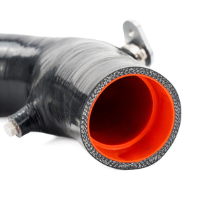 Fluorolined, port-matched end of the RPM Z10 5-ply silicone charge tube