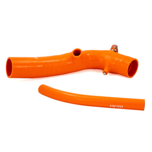 Orange RPM CFMoto Z10 silicone charge tubes, no BOV option