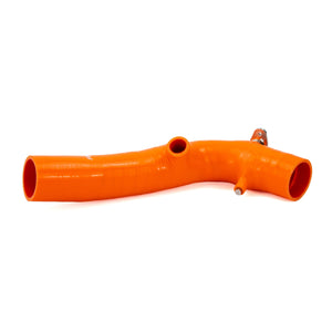 Orange RPM CFMoto Z10 primary charge tube with billet MAP sensor flange