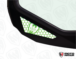 Kawasaki H2 Full Glass Windshield - Dunes 2 Dezert SXS