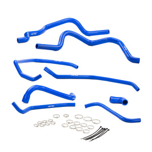 RPM Coolant Hoses Kit for Can-Am Maverick R adds color and strength to your cooling system. Includes clamps and HD 3-ply Nomex silicone for OEM fit.