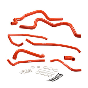 RPM Coolant Hoses Kit for Can-Am Maverick R adds color and strength to your cooling system. Includes clamps and HD 3-ply Nomex silicone for OEM fit.