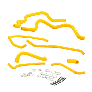 RPM Coolant Hoses Kit for Can-Am Maverick R adds color and strength to your cooling system. Includes clamps and HD 3-ply Nomex silicone for OEM fit.