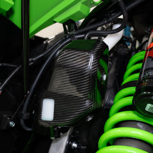 Kawasaki H2 Carbon Fiber Coolant Cover | RPM - Dunes 2 Dezert SXS