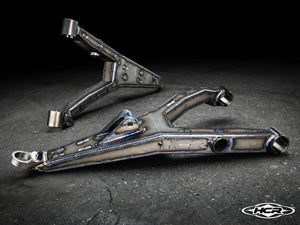 HCR Can-Am Defender HD11 suspension close-up
