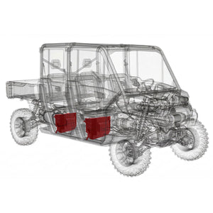 2026 Can-Am Defender HD11 Under-Seat 10" Ported Sub Box | SSV Works
