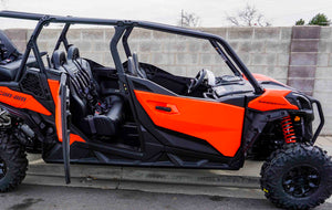 Maverick Sport Max Rear Bench Seat w/ Harnesses - Dunes 2 Dezert SXS