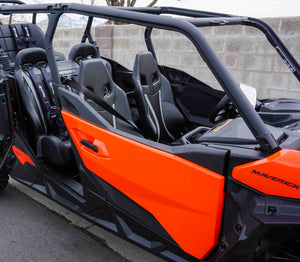 Maverick Sport Max Rear Bench Seat w/ Harnesses - Dunes 2 Dezert SXS