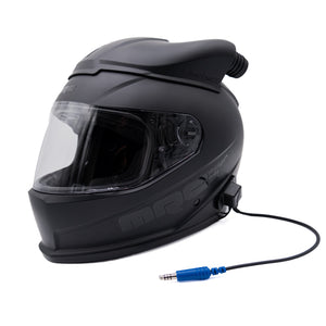 MRC Stage One EVO Mid Air pumper UTV helmet wired for Rugged Radios intercoms