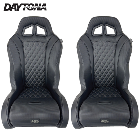 Aces Racing Carbon Daytona Seats Pair | UTV Suspension Seats - Dunes 2 Dezert SXS