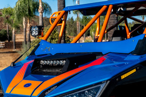 Madigan Motorsports RZR Turbo R Hood Scoop on a Polaris RZR Turbo R — installed