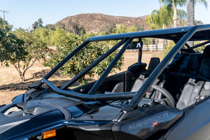 Madigan Motorsports Maverick R 4-Seat Roll Cage & Roof on a Can-Am Maverick R — installed