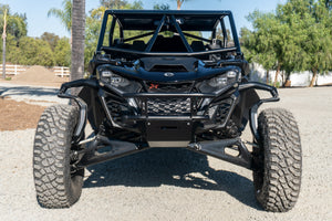Madigan Motorsports Maverick R 4-Seat Roll Cage & Roof on a Can-Am Maverick R — mounting hardware