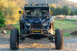 Madigan Motorsports RZR Pro R Mojave Double Front Bumper on a Polaris RZR Pro R — detail