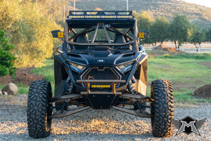 Madigan Motorsports RZR Pro R 4-Seat Roll Cage & Roof on a Polaris RZR Pro R — mounting hardware