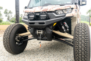 Madigan Motorsports Defender Front Bumper on a Can-Am Defender — installed