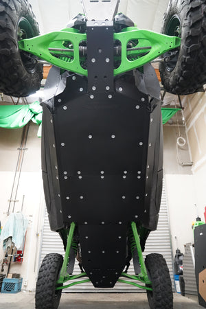 Kawasaki Teryx H2 UHMW Skid Plate and Rock Slider - Dunes 2 Dezert SXS