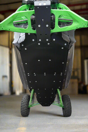 Kawasaki Teryx H2 UHMW Skid Plate and Rock Slider - Dunes 2 Dezert SXS
