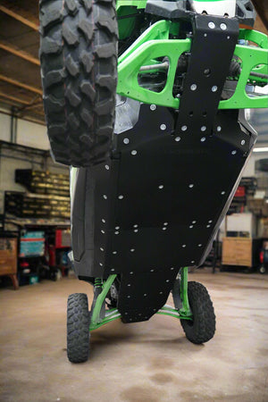 Kawasaki Teryx H2 UHMW Skid Plate and Rock Slider - Dunes 2 Dezert SXS