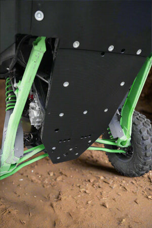 Kawasaki Teryx H2 UHMW Skid Plate and Rock Slider - Dunes 2 Dezert SXS