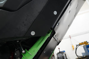 Kawasaki Teryx H2 UHMW Skid Plate and Rock Slider - Dunes 2 Dezert SXS