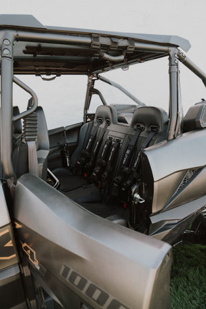 KRX 4 Rear Bench Seat w/ Harnesses (2023–2025) - Dunes 2 Dezert SXS