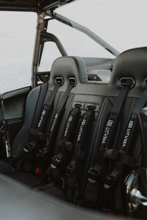 KRX 4 Rear Bench Seat w/ Harnesses (2023–2025) - Dunes 2 Dezert SXS