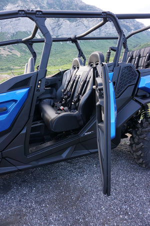Commander Max Rear Bench Seat w/ Harnesses - Dunes 2 Dezert SXS