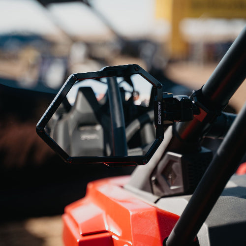 Cuero Baja Side Mirrors Black | Driver & Passenger - Dunes 2 Dezert SXS